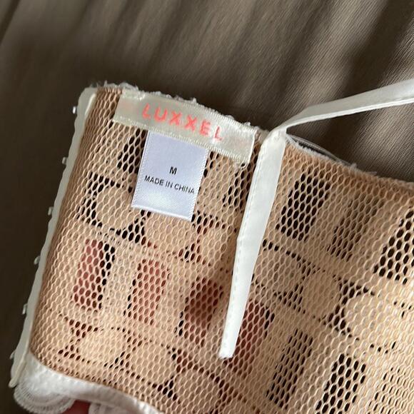 White lace mesh corset bralette - Picture 5 of 6